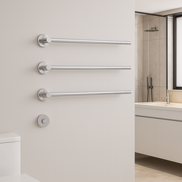 Toalheiro Térmico Embutido 3 Barras Linea Warm Inox 304