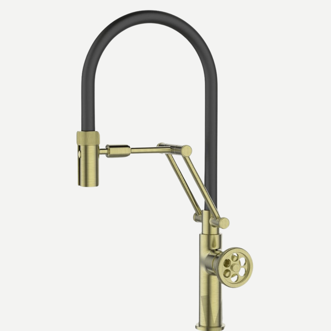 Misturador Monocomando Gourmet com suporte articulado Industrial Detroid