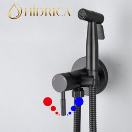 Ducha Higiênica Completa monocomando 100% Metal - Gold e Preto