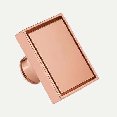 Ralo minimalista com válvula de fechamento e grelha 10x10 Lux