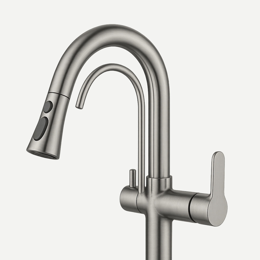 Torneira para Cozinha Gourmet Extensiva - Monocomando Function 2 Jatos