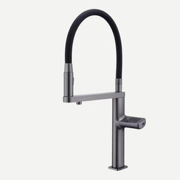 Torneira Gourmet para cozinha com display digital Monocomando e acionamento Touch