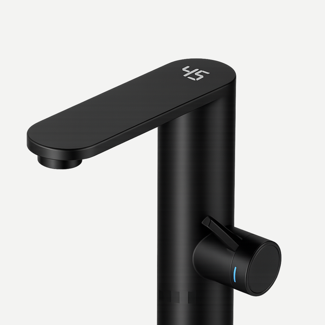 Torneira para Banheiro com Aquecedor - Monocomando com Display de Temperatura