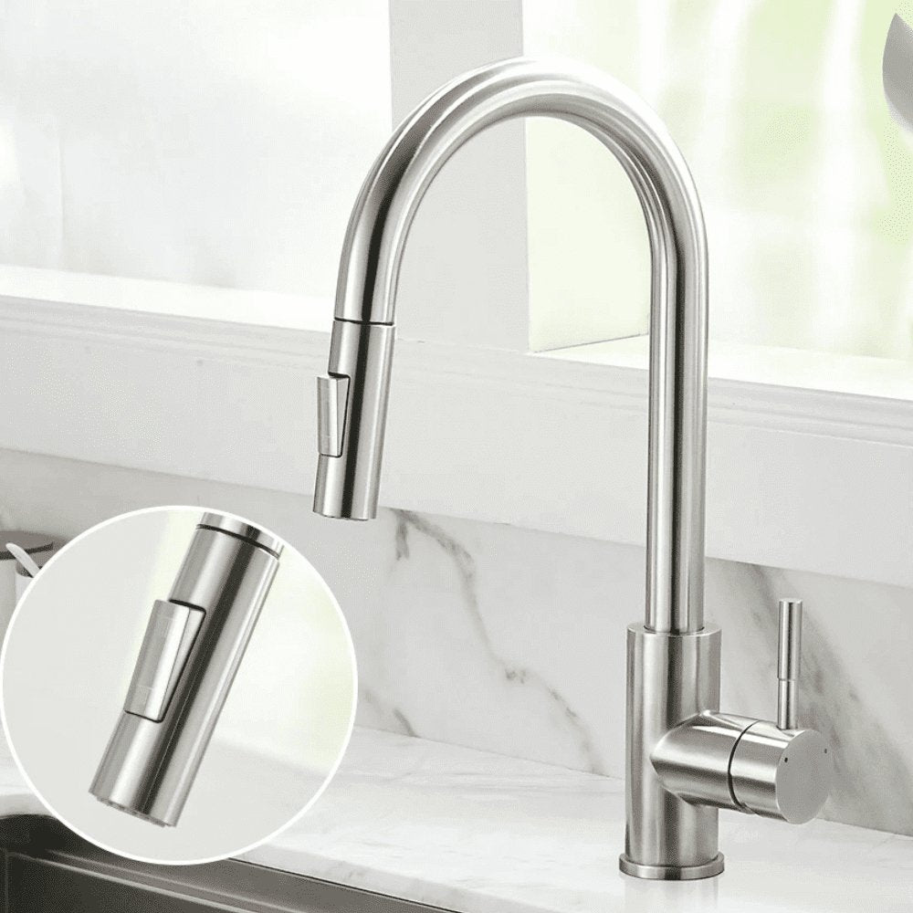 Torneira Monocomando Gourmet Itália com Ducha Extensível