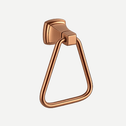 Kit Completo de penduradores 4 peças com cabide duplo Rosé Gold Ornare