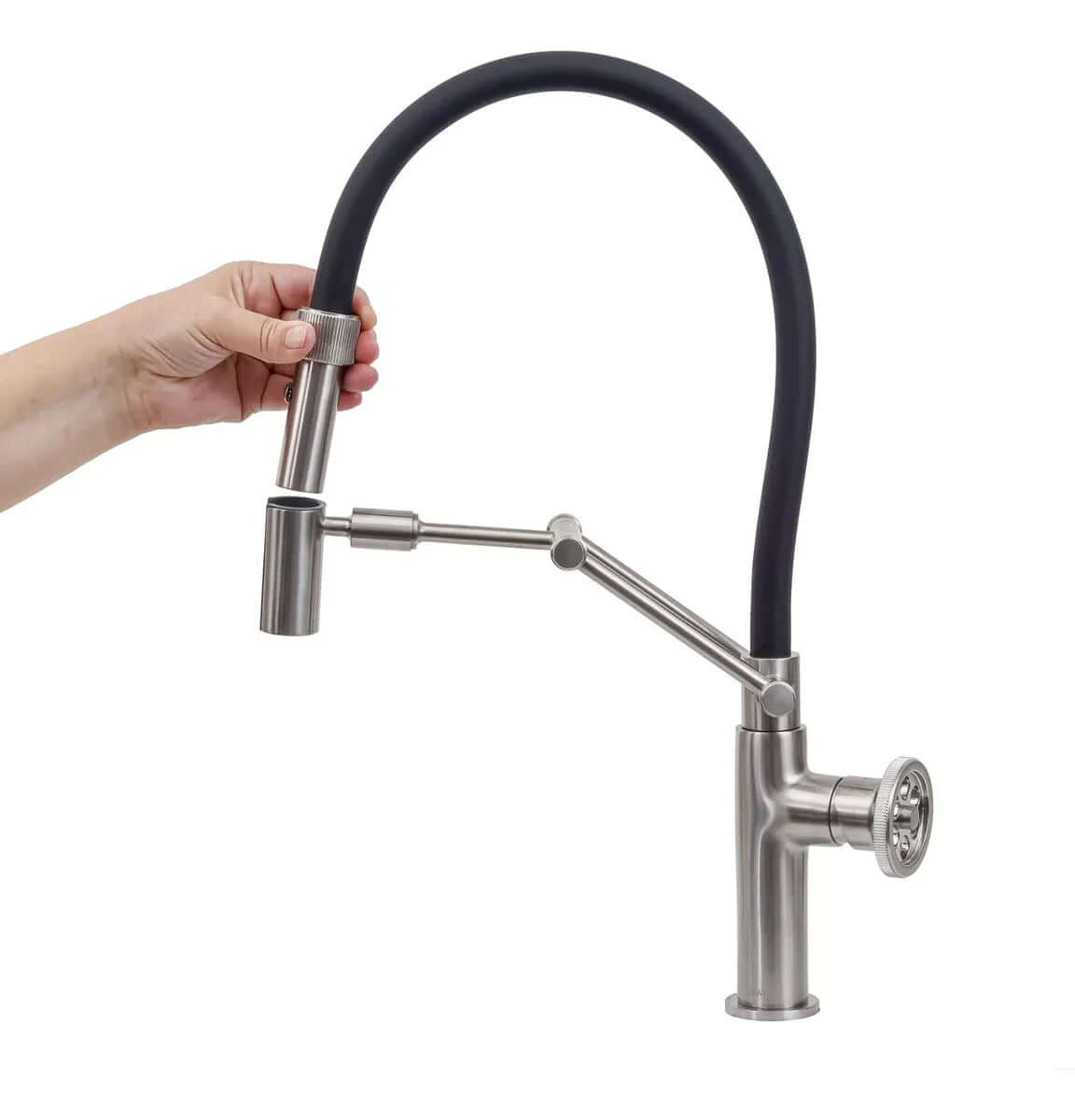 Misturador Monocomando Gourmet com suporte articulado Industrial Detroid