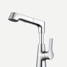 Torneira Monocomando bica média para banheiro com bica extensiva Swirl