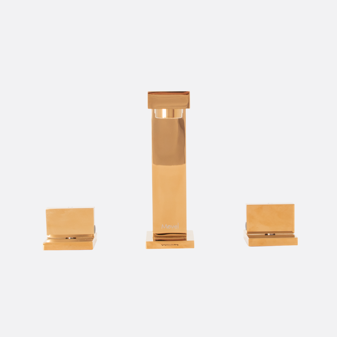 Misturador Duplo comando para Banheiro - Bica Baixa Lux