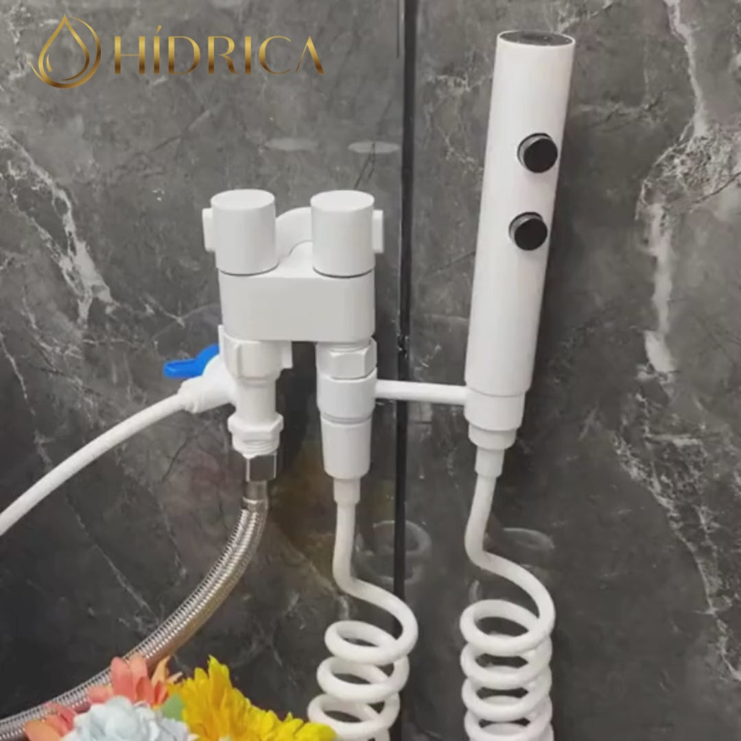 Kit Completo Ducha Higiênica 2.0 Com Ultra-Jato - Instalação Simplificada - 2 Modos de Saída