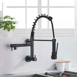 Torneira de Cozinha para Parede Gourmet - Bica Giratória 2 Jatos