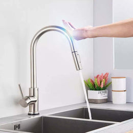 Torneira para Cozinha Gourmet - Modelo com Sensor Touch Extensível