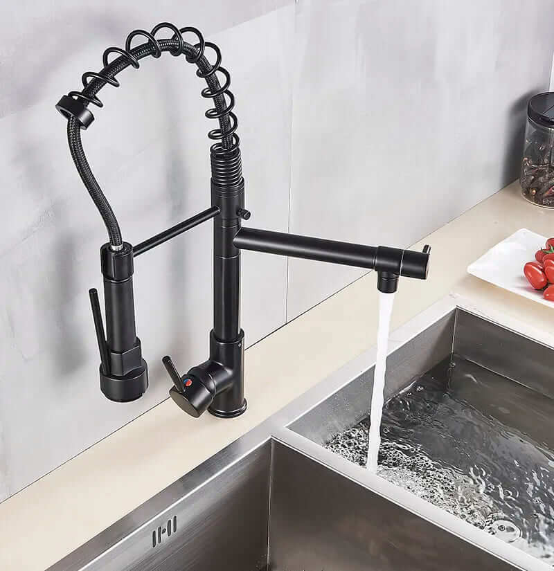 Torneira Gourmet bica dupla para Cozinha monocomando Artisan