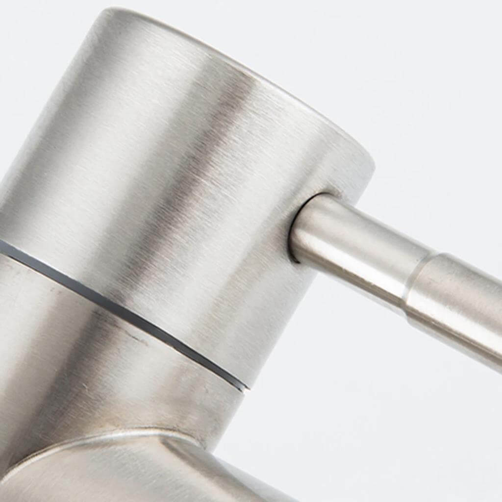 Torneira Lander para Banheiro em Aço Inox - Bica Baixa Água Fria