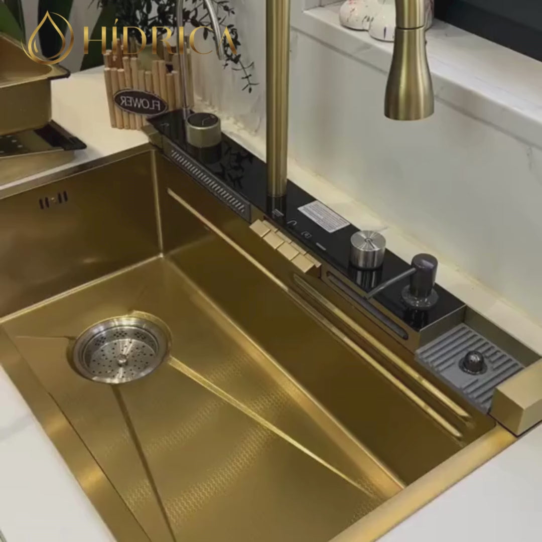 Cuba Smart 2.0 aço inox 304 - Sensor de temperatura - Acessórios e torneira inclusos