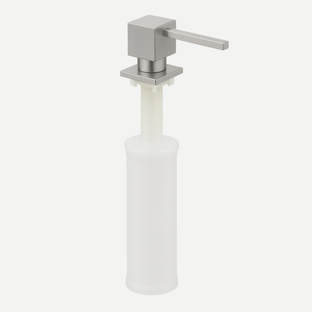 Dispênser de detergente embutido para cozinha ou banheiro Lux 350ml - Inox 304