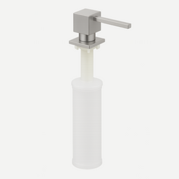 Dispênser de detergente embutido para cozinha ou banheiro Lux 350ml - Inox 304