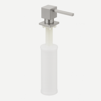 Dispênser de detergente embutido para cozinha ou banheiro Lux 350ml - Inox 304