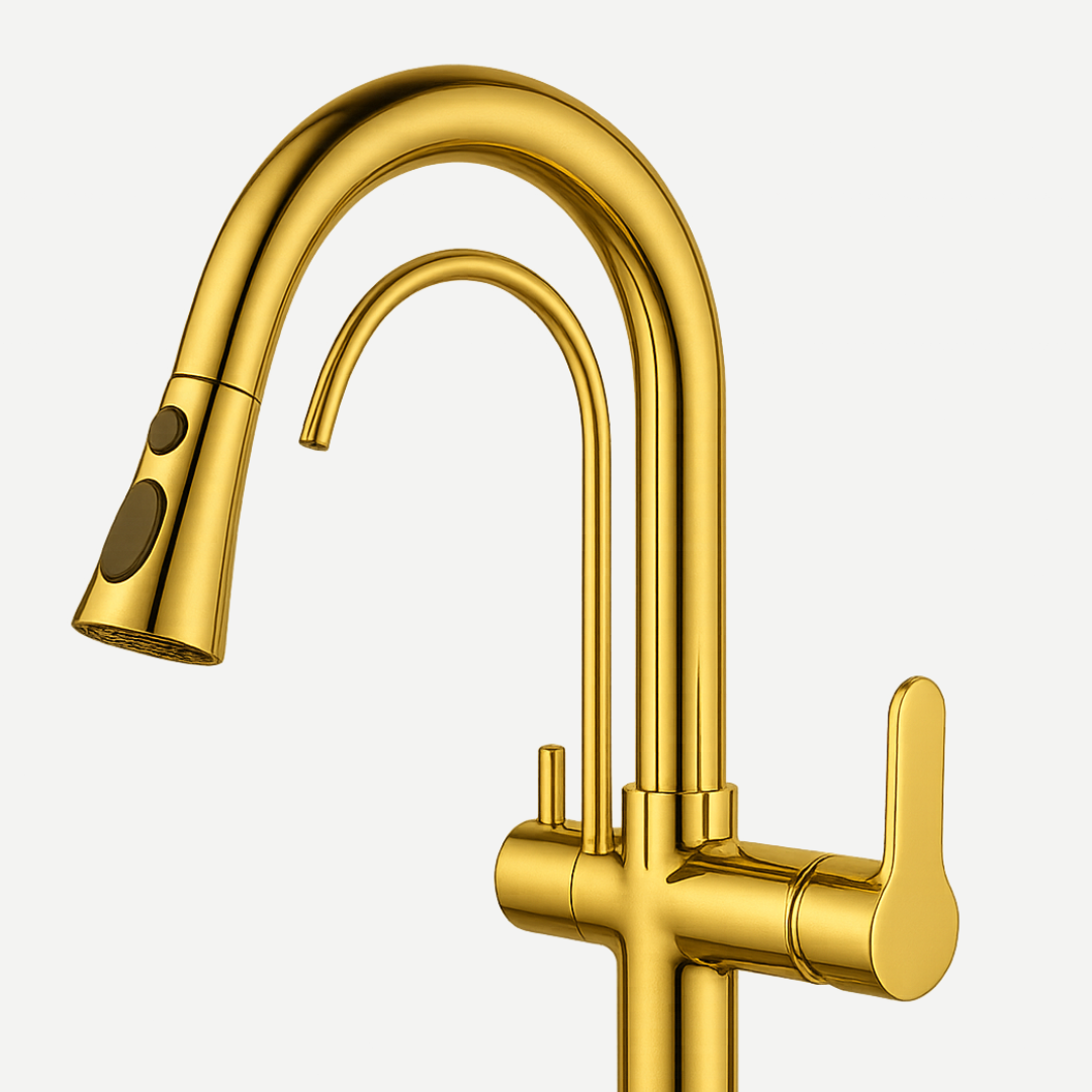 Torneira para Cozinha Gourmet Extensiva - Monocomando Function 2 Jatos