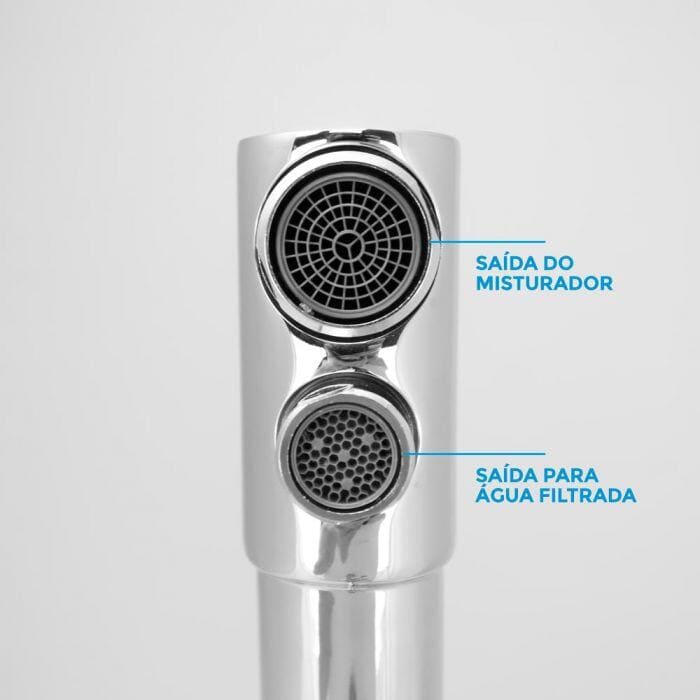 Torneira Gourmet Giratória de Cozinha para Filtro