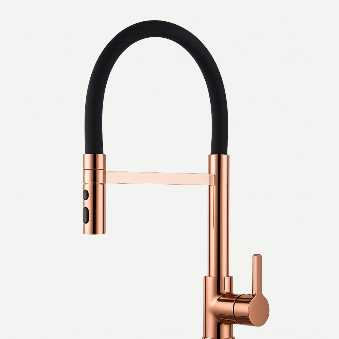 Torneira para Cozinha Gourmet Flexível com Saída para Filtro Lusso