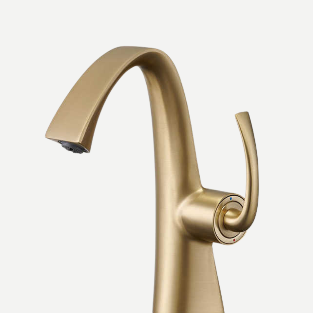 Torneira de Banheiro Flux Bica Baixa - Monocomando Minimalista