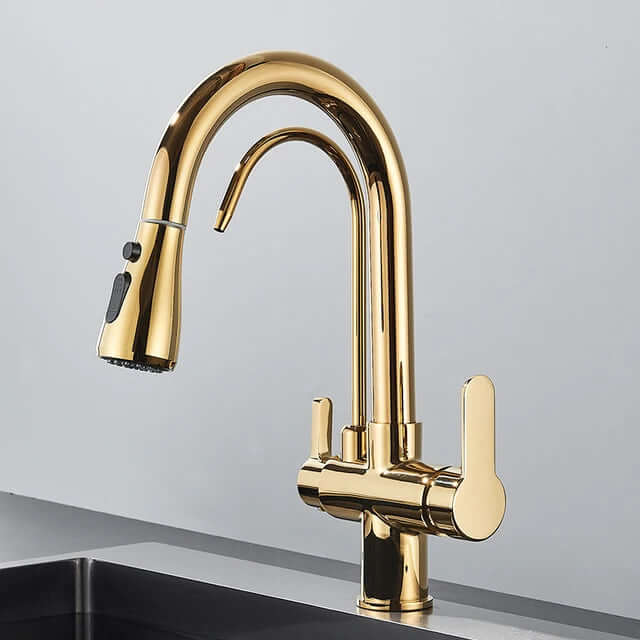 Torneira para Cozinha Gourmet Extensiva - Monocomando Function 2 Jatos
