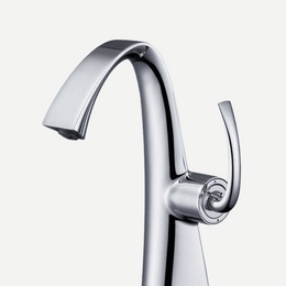 Torneira de Banheiro Flux Bica Baixa - Monocomando Minimalista