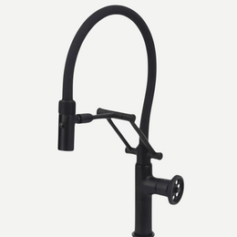 Misturador Monocomando Gourmet com suporte articulado Industrial Detroid