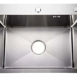 Kit Completo Cuba Inox Escovada de embutir + Torneira Monocomando Gourmet Escovada