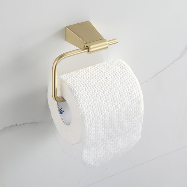 Kit Completo de penduradores Dourado Escovado 4 Peças Minimal