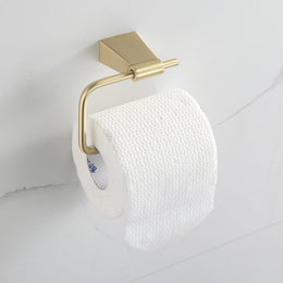 Kit Completo de penduradores Dourado Escovado 4 Peças Minimal