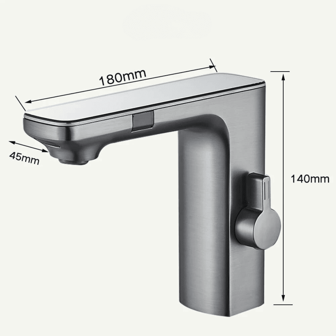 Torneira Monocomando com Display de temperatura e acionamento Touch para banheiro - Hídrica