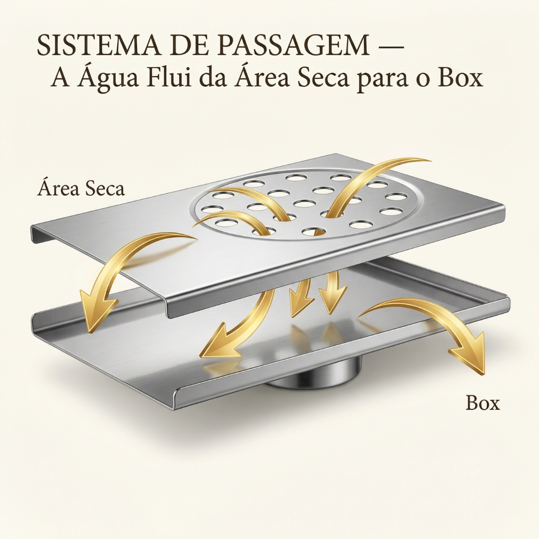 Ralo Inteligente Slim para Box Square