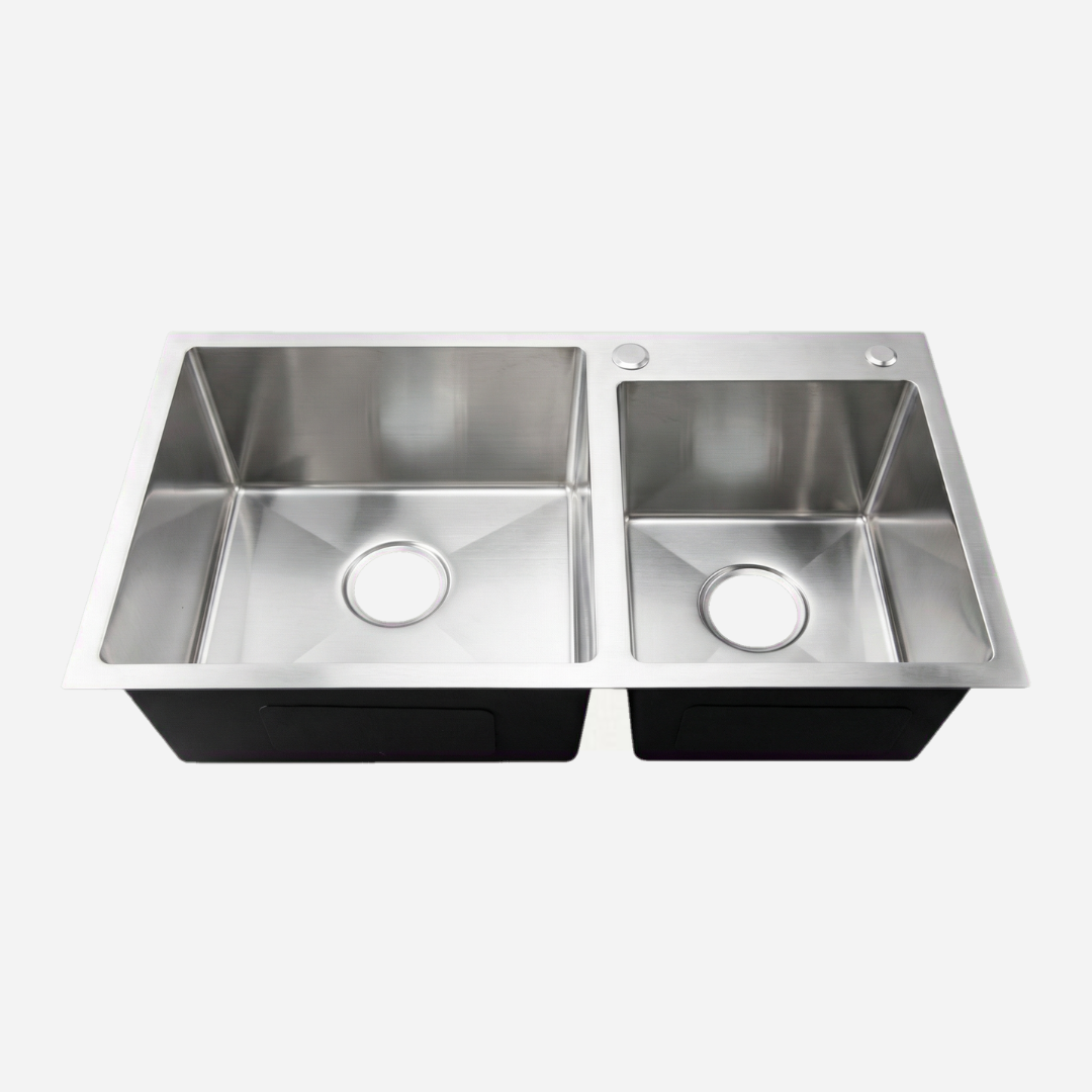 Cuba Dupla Square 78X43 Inox 304 Escovada