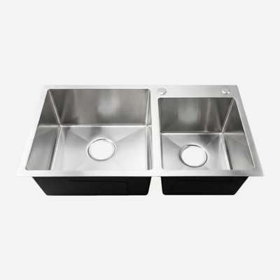 Cuba Dupla Square 78X43 Inox 304 Escovada