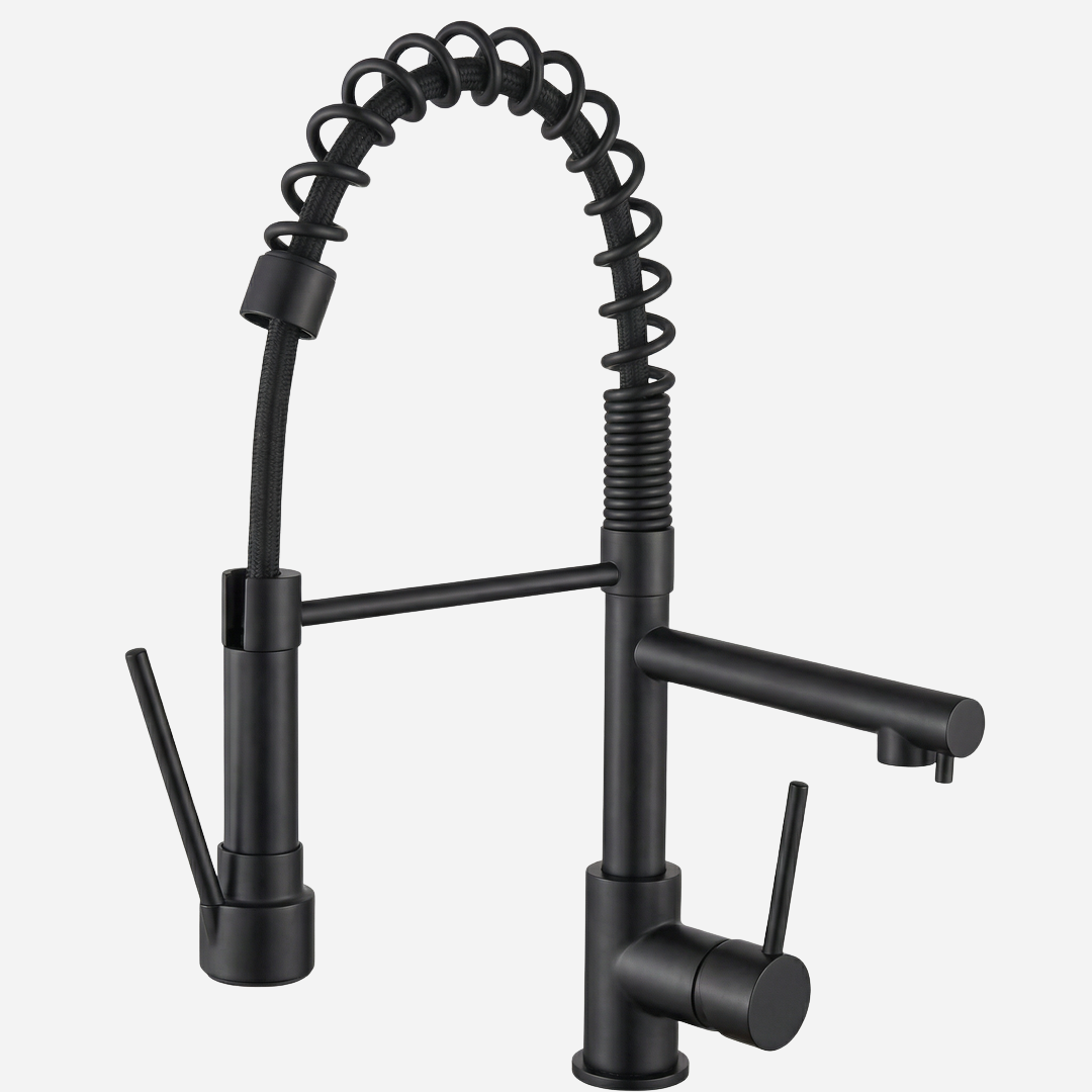 Torneira Gourmet bica dupla para Cozinha monocomando Artisan