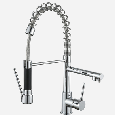 Torneira Gourmet bica dupla para Cozinha monocomando Artisan