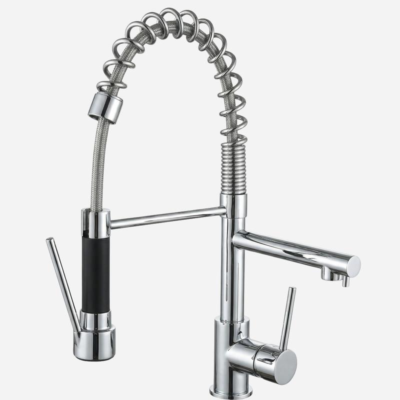 Torneira Gourmet bica dupla para Cozinha monocomando Artisan