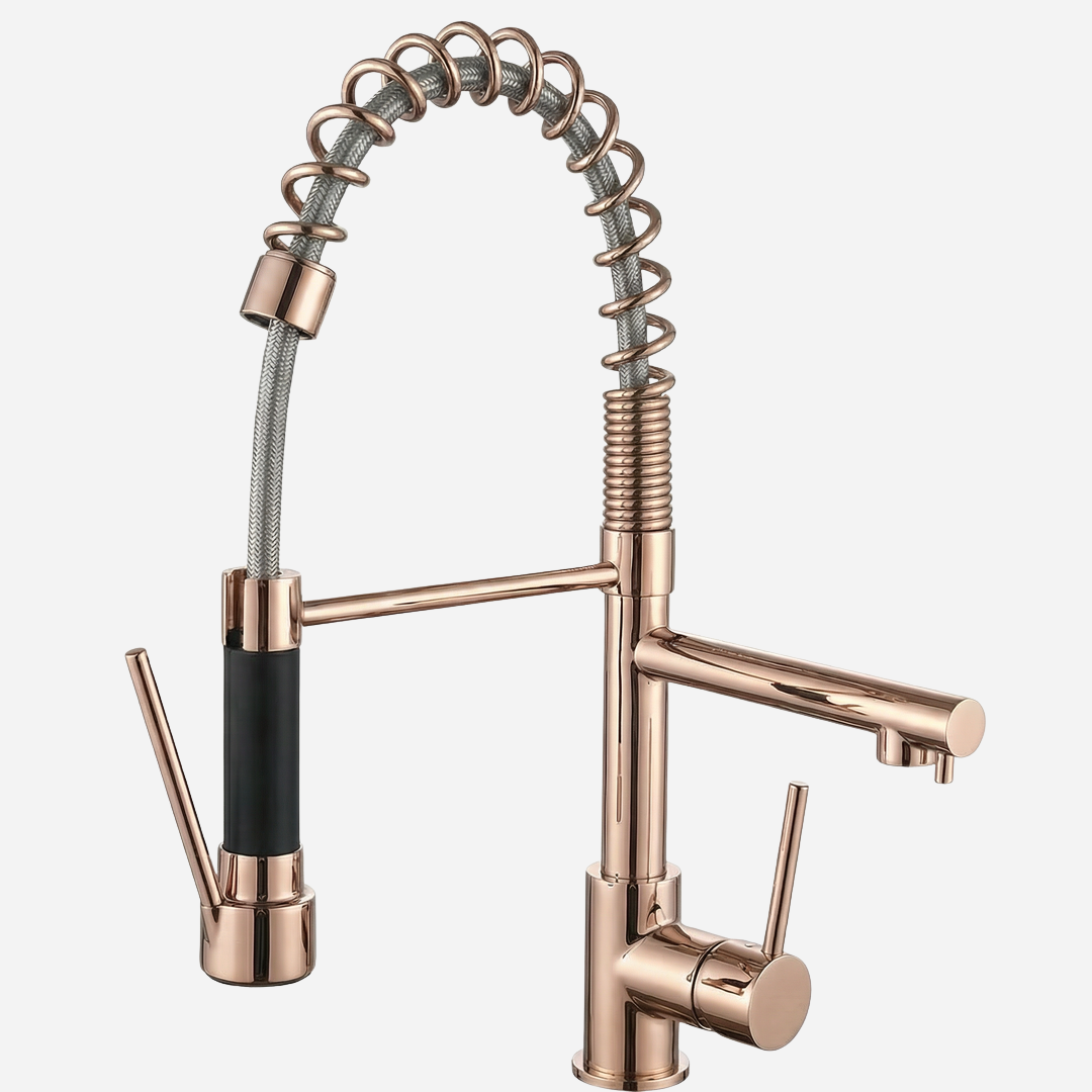 Torneira Gourmet bica dupla para Cozinha monocomando Artisan