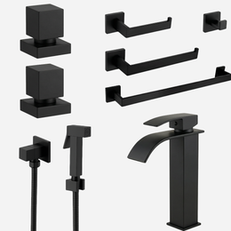 Kit Reforma Square para Banheiro com 8 Peças