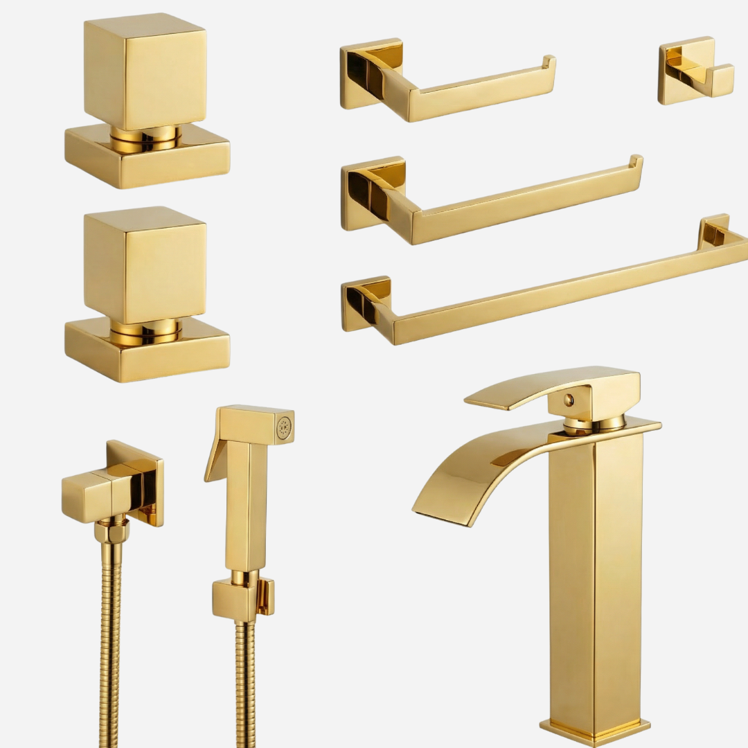 Kit Reforma Square para Banheiro com 8 Peças