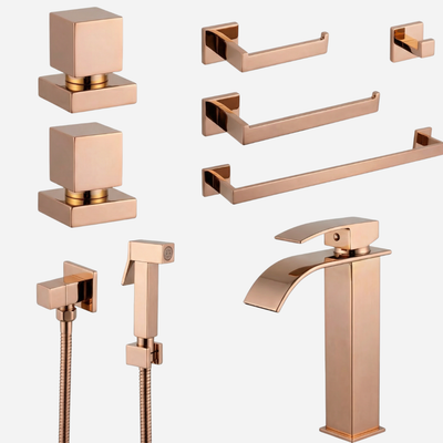 Kit Reforma Square para Banheiro com 8 Peças