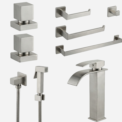 Kit Reforma Square para Banheiro com 8 Peças