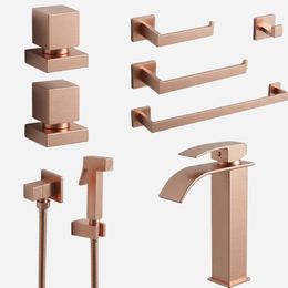 Kit Reforma Square para Banheiro com 8 Peças