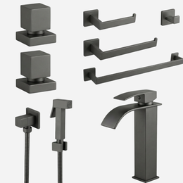 Kit Reforma Square para Banheiro com 8 Peças