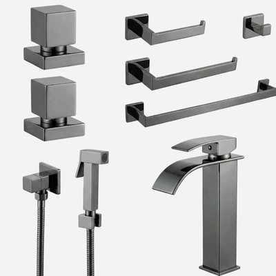 Kit Reforma Square para Banheiro com 8 Peças
