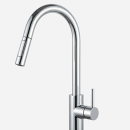 Torneira Monocomando Gourmet Itália com Ducha Extensível