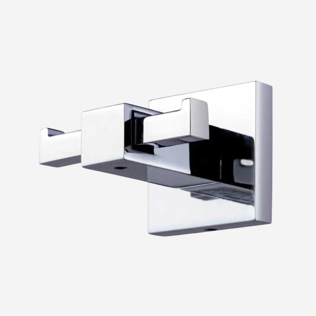 Cabide Duplo Square Inox 304