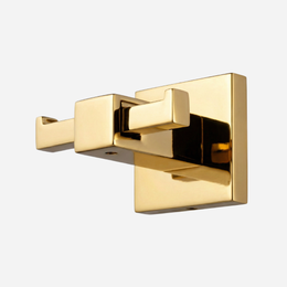 Cabide Duplo Square Inox 304