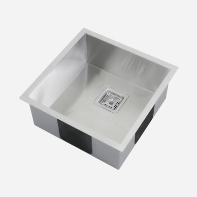 Cuba Inox Lux 400 para Cozinha 40×40 Aço Escovado